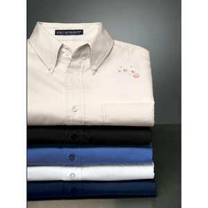 Port Authority Long Sleeve Easy Care Soil Resistant Shirt - Dark/All