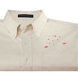 Port Authority Long Sleeve Easy Care Soil Resistant Shirt - Dark/All