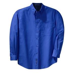Port Authority Long Sleeve Easy Care Shirt - Dark/All Blue, Royal/Blue, Navy