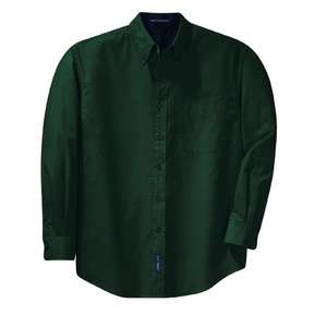 Port Authority Long Sleeve Easy Care Shirt - Dark/All Green, Dark/Blue, Navy