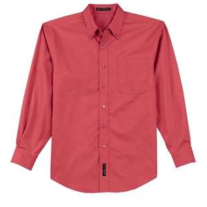 Port Authority Long Sleeve Easy Care Shirt - Dark/All Hibiscus
