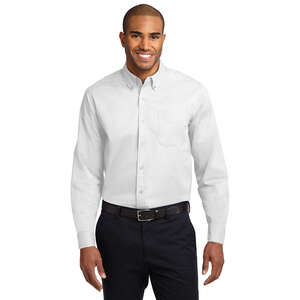 Custom Promotional Port Authority Long Sleeve Easy Care Shirt - Dark/All