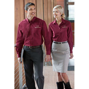 Port Authority Tonal Pattern Easy Care Shirt - Dark/All