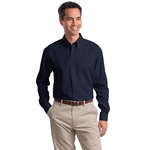 Business Dress Shirts - Port Authority Long Sleeve Value Poplin Shirt - Dark/All