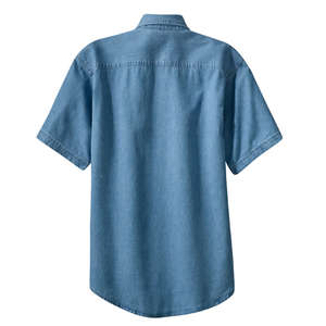 Port and Company Short Sleeve Value Denim Shirt - Dark/All 