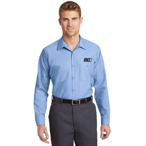 Custom Promotional CornerStone Long Sleeve Industrial Work Shirt - Dark/All