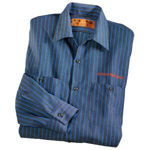 CornerStone Long Sleeve Industrial Work Shirt - Dark/All 