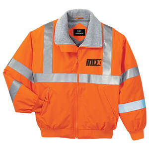 Custom Promotional Port Authority Safety Challenger Jacket with Reflective Taping - Dark/All