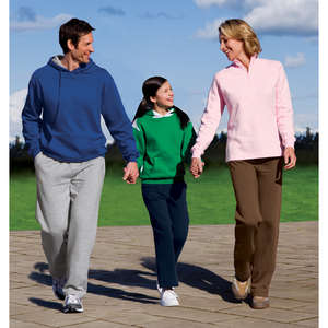 Sport-Tek Open Bottom Sweatpant - Dark/All