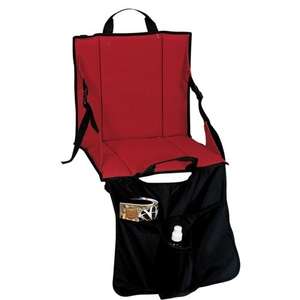 Port Authority Stadium Seat - Dark/All Red