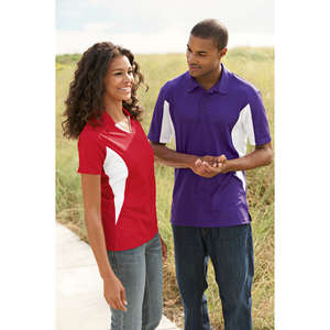 Sport-Tek Side Blocked Micropique Sport-Wick Sport Shirt - Dark/All 