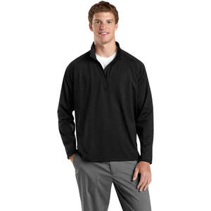 Sport-Tek Sport-Wick Stretch Half-Zip Pullover - Dark/All