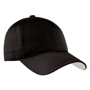 Sport-Tek Dry Zone Nylon Cap - Dark/All Black