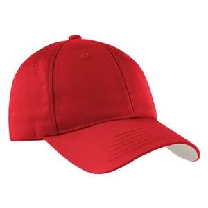 Sport-Tek Dry Zone Nylon Cap - Dark/All Red, True