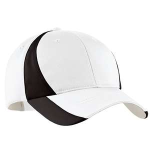 Sport-Tek Dry Zone Nylon Colorblock Cap - Dark/All White/Black
