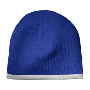 Sport-Tek Performance Knit Cap - Dark/All Blue, True Royal