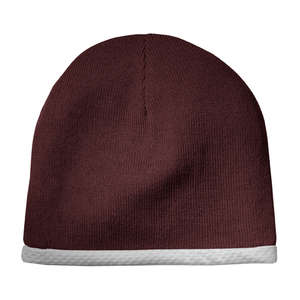Sport-Tek Performance Knit Cap - Dark/All Maroon