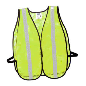 Port Authority Mesh Safety Vest - Dark/All Yellow, Safety