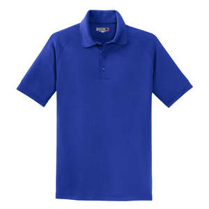 Sport-Tek Dry Zone Raglan Sport Shirt - Dark/All Blue, True Royal