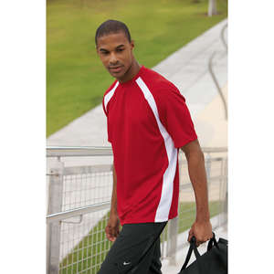 Sport-Tek Dry Zone Colorblock Crew - Dark/All
