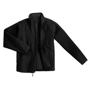 Port Authority Tall Textured Soft Shell Jacket - Dark/All Black