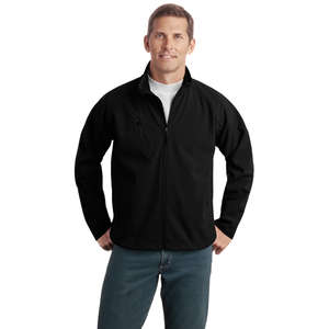 Port Authority Tall Textured Soft Shell Jacket - Dark/All 