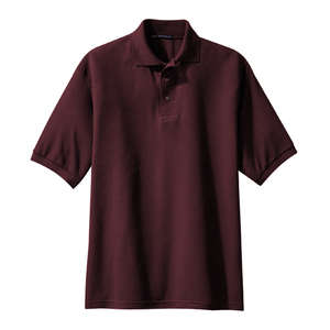 Port Authority Tall Silk Touch Sport Shirt - Dark/All Burgundy