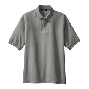 Port Authority Tall Silk Touch Sport Shirt - Dark/All Gray, Cool