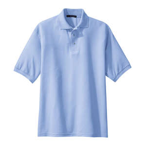 Port Authority Tall Silk Touch Sport Shirt - Dark/All Blue, Light