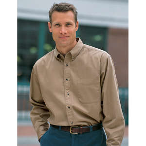 Port Authority Tall Long Sleeve Twill Shirt - Dark/All