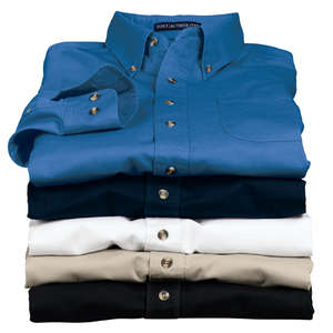 Port Authority Tall Long Sleeve Twill Shirt - Dark/All
