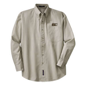 Custom Promotional Port Authority Tall Long Sleeve Twill Shirt - Dark/All