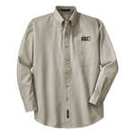 Personalized Dress Shirts - Port Authority Tall Long Sleeve Twill Shirt - Dark/All