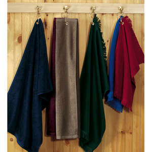 Port Authority Grommeted Golf Towel - Dark/All