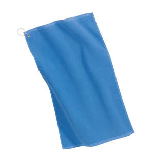 Port Authority Grommeted Microfiber Golf Towel - Dark/All Periwinkle