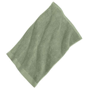 Port Authority Zero Twist Resort Hand Towel - Dark/All Green, Country
