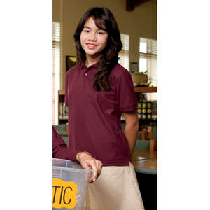 Port Authority Youth Silk Touch Sport Shirt - Dark/All