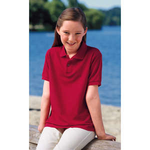Port Authority Youth Silk Touch Sport Shirt - Dark/All