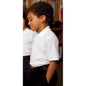 Port Authority Youth Silk Touch Sport Shirt - Dark/All