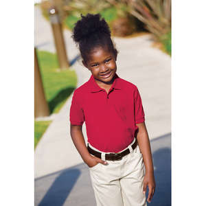 Port Authority Youth Silk Touch Sport Shirt - Dark/All