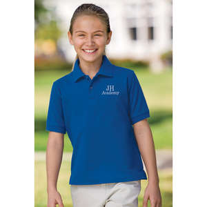 Port Authority Youth Silk Touch Sport Shirt - Dark/All