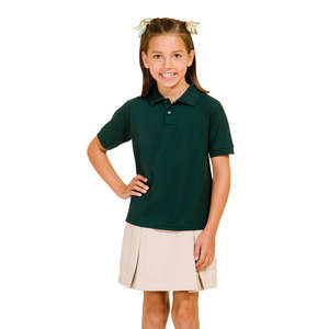 Port Authority Youth Silk Touch Sport Shirt - Dark/All