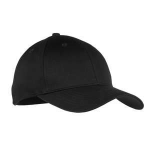Port and Company Youth Six-Panel Twill Cap - Dark/All Black