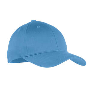Port and Company Youth Six-Panel Twill Cap - Dark/All Blue, Carolina