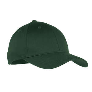 Port and Company Youth Six-Panel Twill Cap - Dark/All Green, Hunter