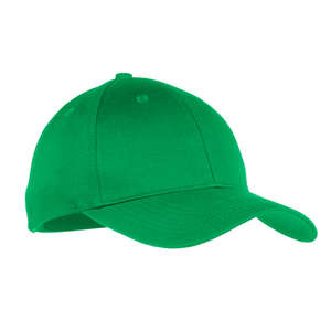 Port and Company Youth Six-Panel Twill Cap - Dark/All Green, Kelly