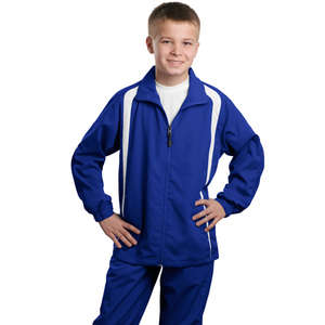 Sport-Tek Youth Colorblock Raglan Jacket - Dark/All 