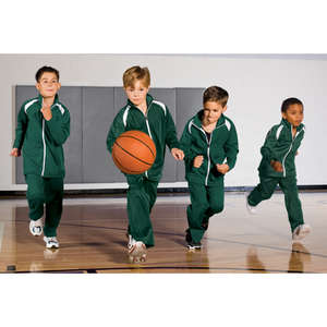 Sport-Tek Youth Tricot Track Jacket - Dark/All