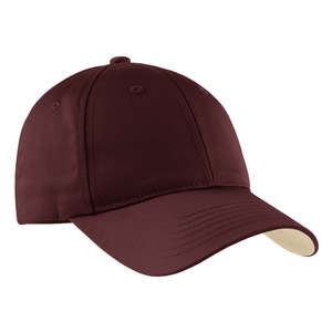 Sport-Tek Youth Dry Zone Nylon Cap - Dark/All Maroon