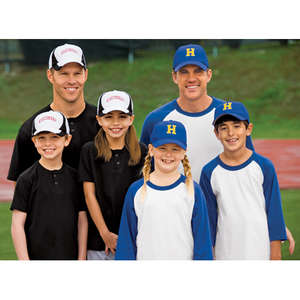 Custom Promotional Sport-Tek Youth Dry Zone Nylon Colorblock Cap - Dark/All